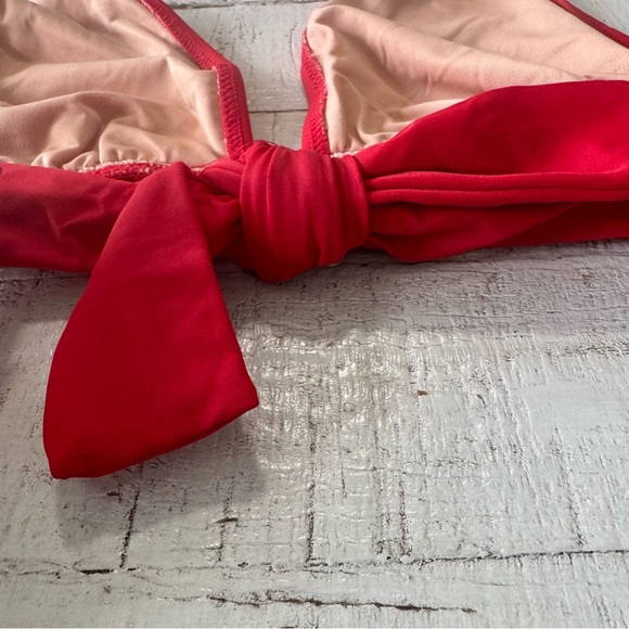 J.Crew DD Halter Tie Back Bikini Top NWT size Small in Venetian Red‎ Swimsuit - Picture 9 of 12